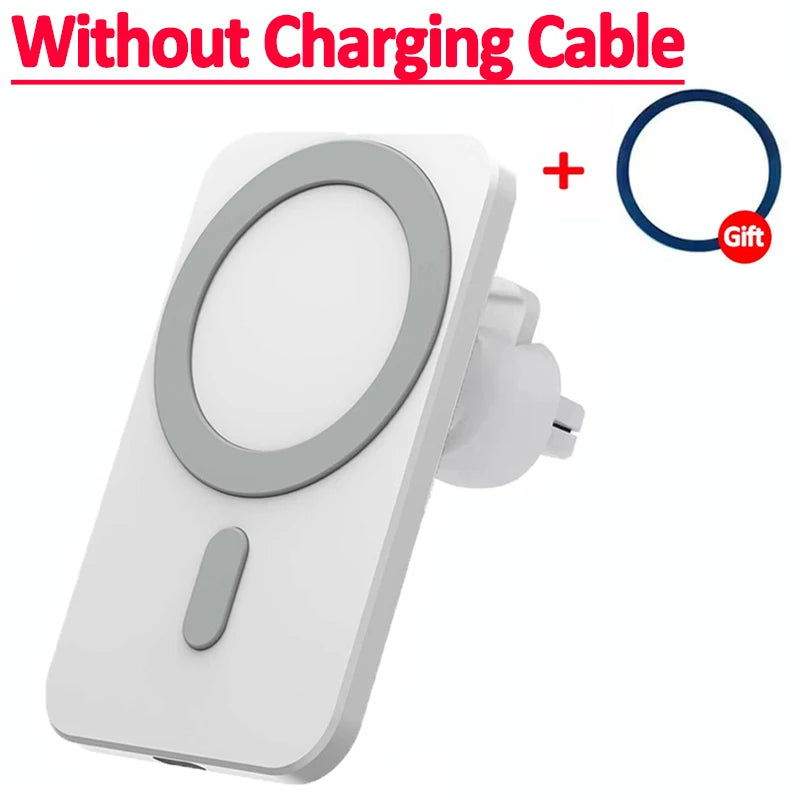 30W Magnetic Wireless Car Charger For MagSafe iPhone 16 15 14 13 Pro Max Xiaomi Samsung Xiaomi Air Vent Clip Phone Holder Stand